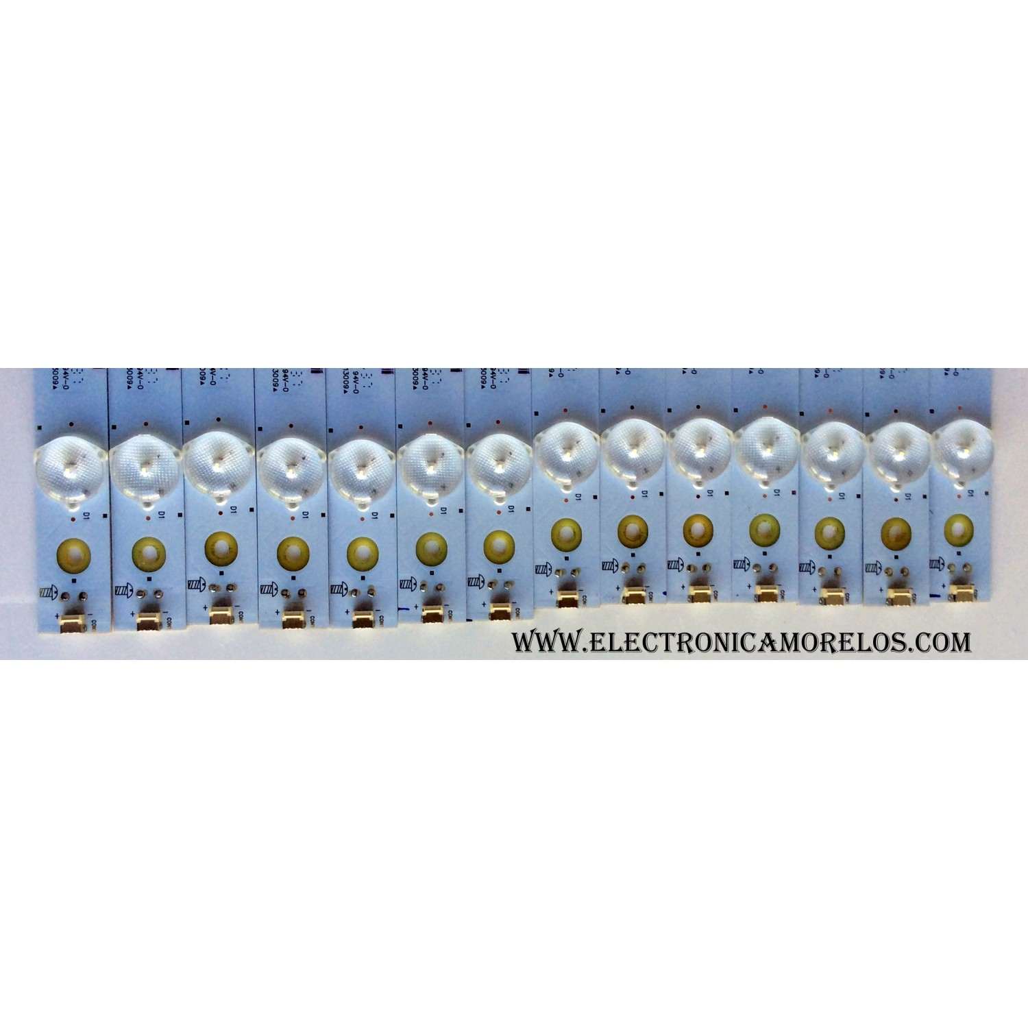 KIT DE LED´S PARA TV (14 PIEZAS) / VIZIO LB55034 V0_05 / LB55034 V0_06 / YX-55034002-3C562-0-A-59P / PANEL´S TPT550J1-HVN08.U REV:S51AA / TPT550J1-HVN08.U REV:S110A / MODELOS D55U-D1 LTC7UCAS / E55-C1 LTCWSHAR / LTC7SHAS / LTC7SHAR / LTCWSHBR / LTMWSHAR - Imagen 3